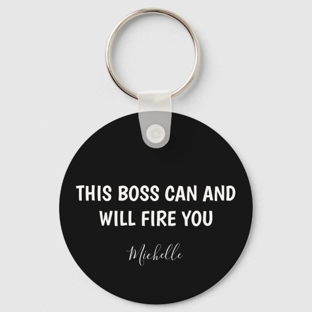 Chaveiro Funny Boss Personalizado (Frente)