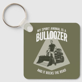 Chaveiro Funny Bulldozer Driver Quote Minimalist Vintage