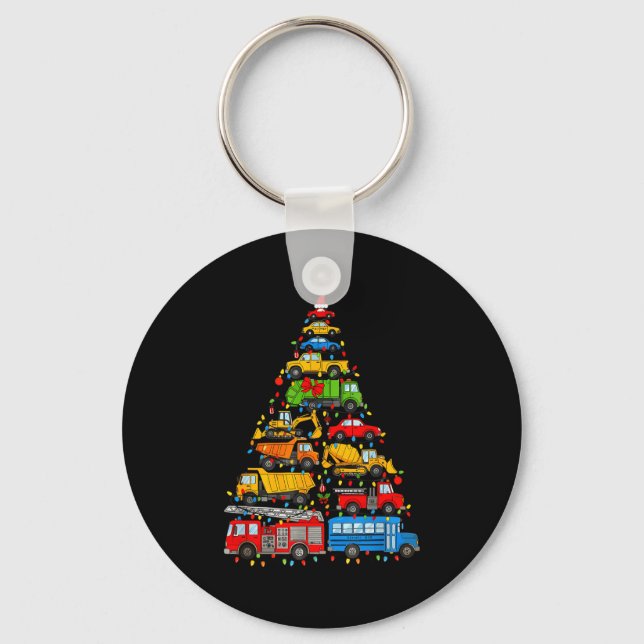 Chaveiro Funny Car Christmas Tree Xmas Light Boys Kids Todd (Frente)
