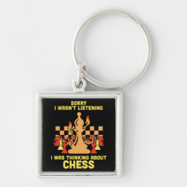 Chaveiro Funny Chess Quote Gift for Chess Players & Lovers