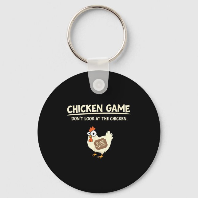 Chaveiro Funny Chicken Game Design Ltd Uni Chicken Game_ Do (Frente)