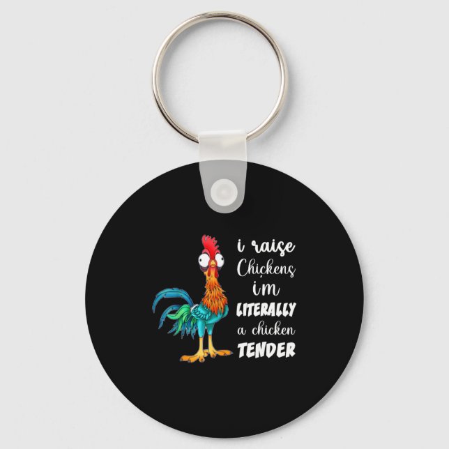 Chaveiro Funny Chicken Lover Gift – I Raise Chickens Humor  (Frente)