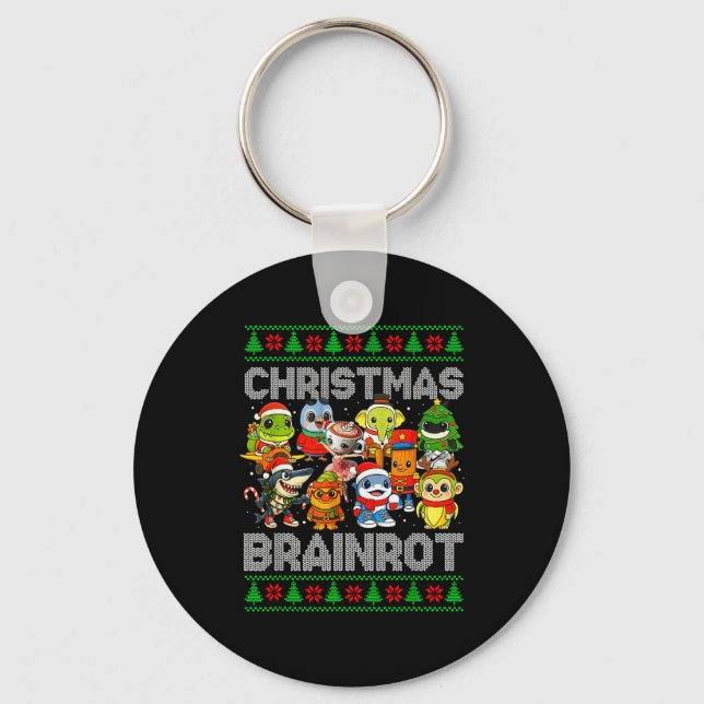 Chaveiro Funny Christmas Italian Brain Rot Italian Brainrot (Frente)