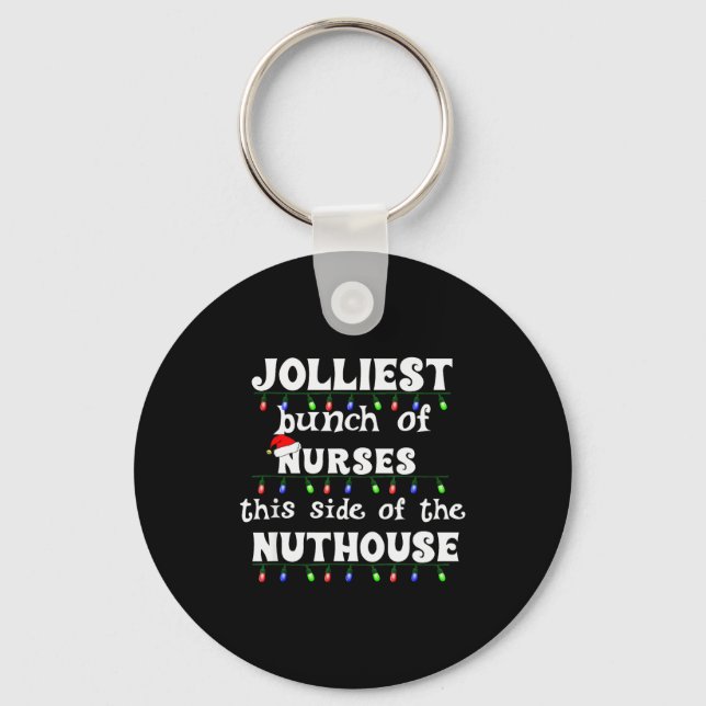Chaveiro Funny Christmas Matching Group Work Jolliest Bunch (Frente)