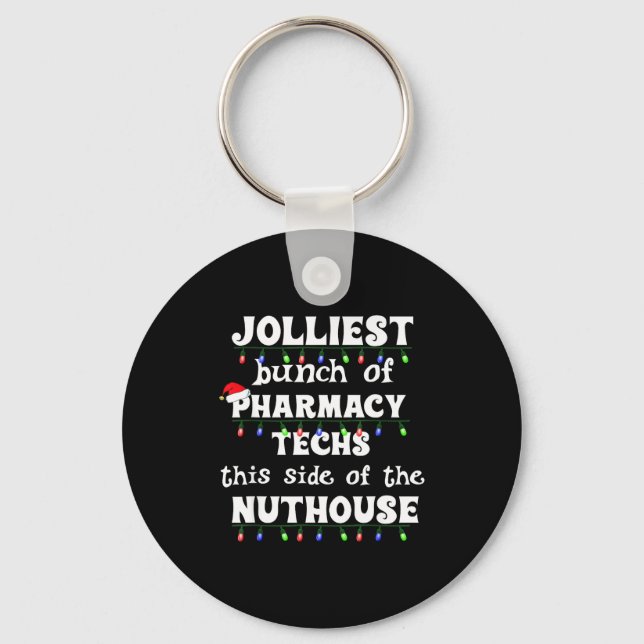 Chaveiro Funny Christmas Matching Group Work Pharmacy Techn (Frente)