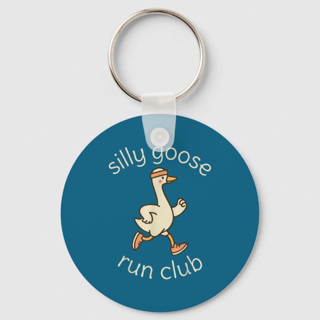 Chaveiro Funny Club Sport Silly Marathon Gymer Running Goos (Frente)
