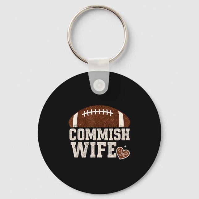 Chaveiro Funny Comme Wife Fantasy Futebol Cute League Co (Frente)