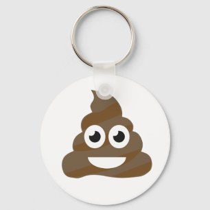 Chaveiro Funny Cute Poop Emoji