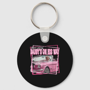 Chaveiro Funny Daddys Home Trump Pink 2024 Leve a América