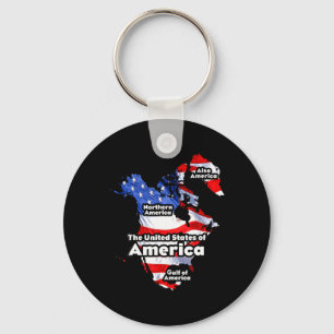 Chaveiro Funny Donald Trump American Flag Canadá