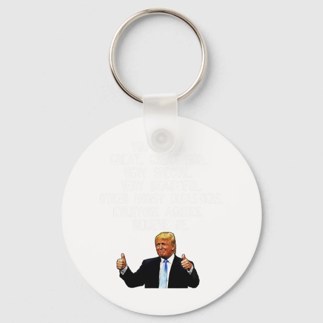 Chaveiro Funny Donald Trump Madre39s Dia do Presente Conser (Frente)