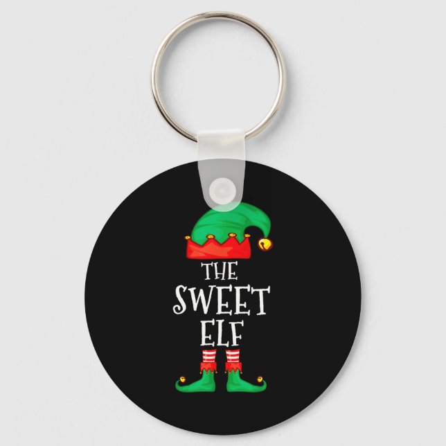 Chaveiro Funny Elf Family Christmas The Sweet Elf Sweater M (Frente)