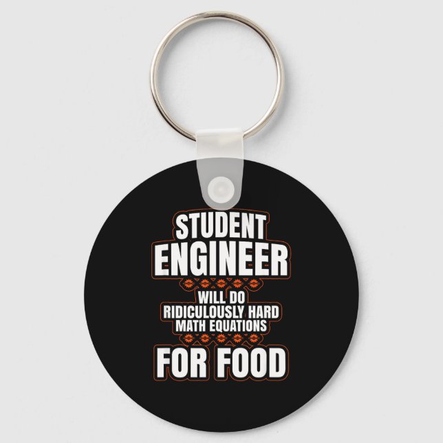Chaveiro Funny Engineer Engineering College Student S  (Frente)