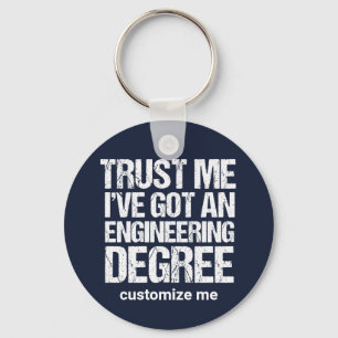 Chaveiro Funny Engineering Graduation Custom Engineer