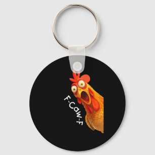 Chaveiro Funny F-Caw-F Galinha F-Caw-F Galinha Criativo Cas