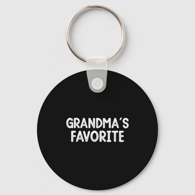 Chaveiro Funny Family Humor Grandparent Granhild Grandma's  (Frente)