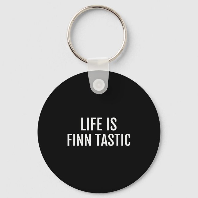 Chaveiro Funny Finnish Finland Quote Shirt _ Lie Is Finn Ta (Frente)