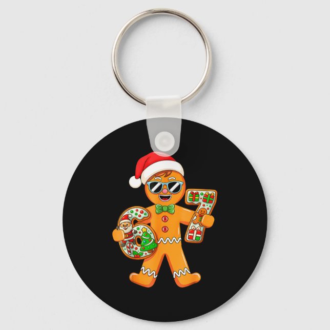 Chaveiro Funny Gingerbread Six Seven 67 Gingerbread Man Xma (Frente)