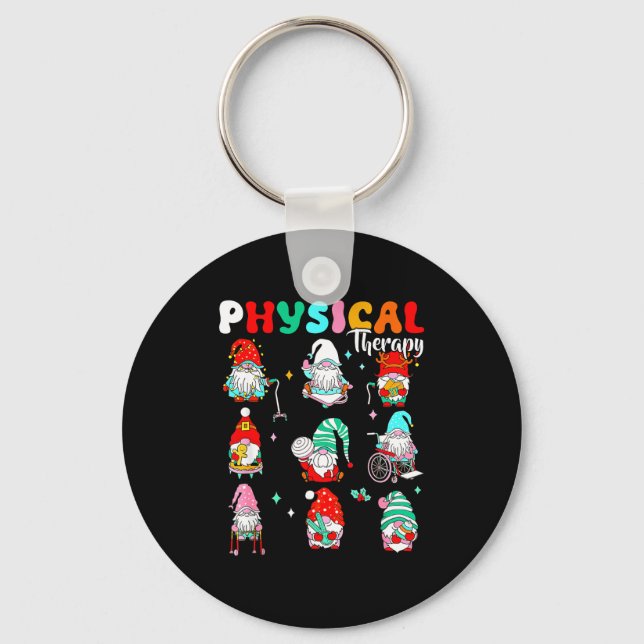 Chaveiro Funny Gnome Physical Therapy Pt Physical Therast C (Frente)
