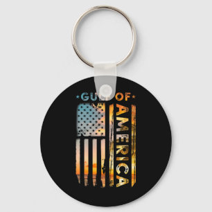 Chaveiro Funny Golfo Da América Americana Vintage Flag Amer
