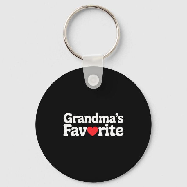 Chaveiro Funny Grandmas Favorite Family Humor Tees For Men  (Frente)