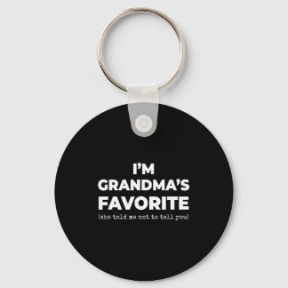 Chaveiro Funny Grandma's Favorite Shirt I'm Grandma's Favor