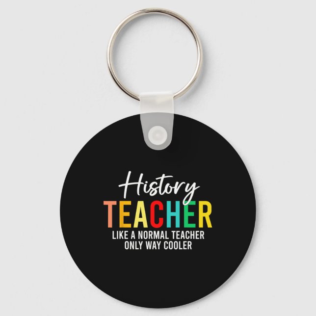 Chaveiro Funny History Teacher Definition Back To School Te (Frente)