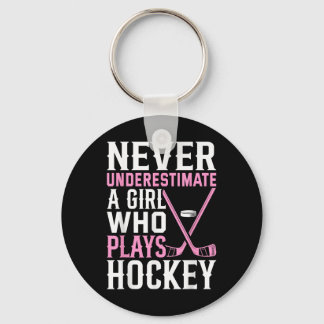 Chaveiro Funny Hockey Art For Girls Women Field Hockey Play