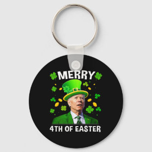 Chaveiro Funny Joe Biden Dia de São Patrício 4º Feliz De Sa
