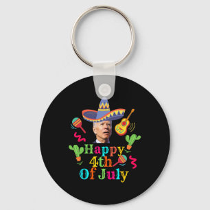 Chaveiro Funny Joe Biden Happy 4 De Julho Surpresa Cinco D