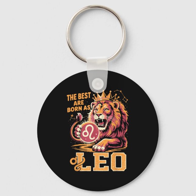 Chaveiro Funny Leo Birthday Quote Astrology Horoscope Gift  (Frente)