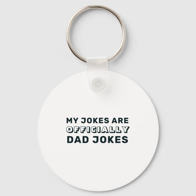 Chaveiro Funny Ly New Dad Daddy Jokes Fathers Day  (Frente)