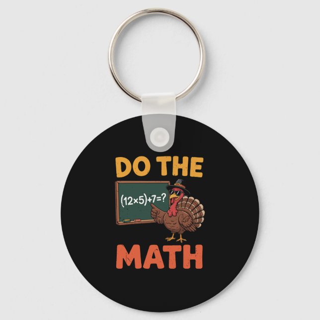 Chaveiro Funny Math Teacher Thanksgiving 67 Meme Do The Mat (Frente)