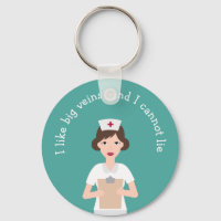 Funny Medical Nurse Saying Keychains