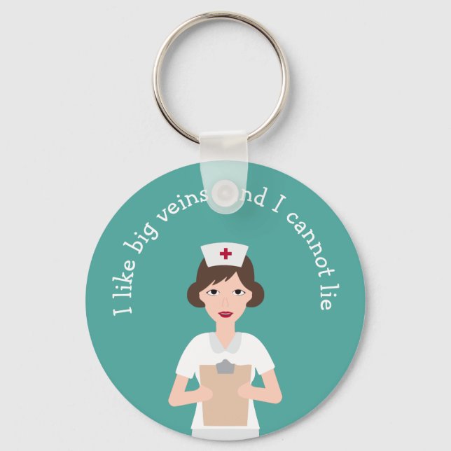 Chaveiro Funny Medical Nurse Saying Keychains (Frente)