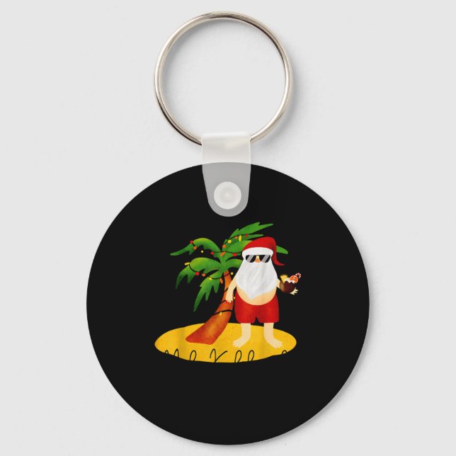 Chaveiro Funny Mele Kalikimaka Aloha Christmas Havaiana San (Frente)
