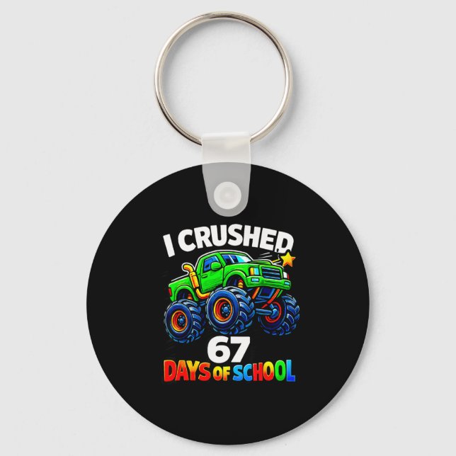 Chaveiro Funny Monster Truck Six Seven Meme Boys Kids Schoo (Frente)
