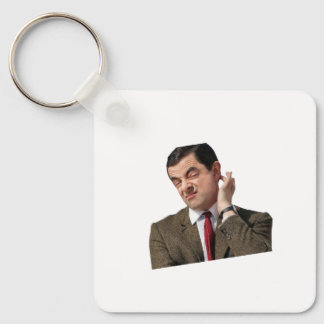 Chaveiro Funny Mr. Bean Confused Meme Keychain - Humorous G