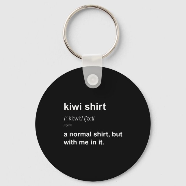 Chaveiro Funny New Zealand For Men Women Kiwi Gift Humour  (Frente)