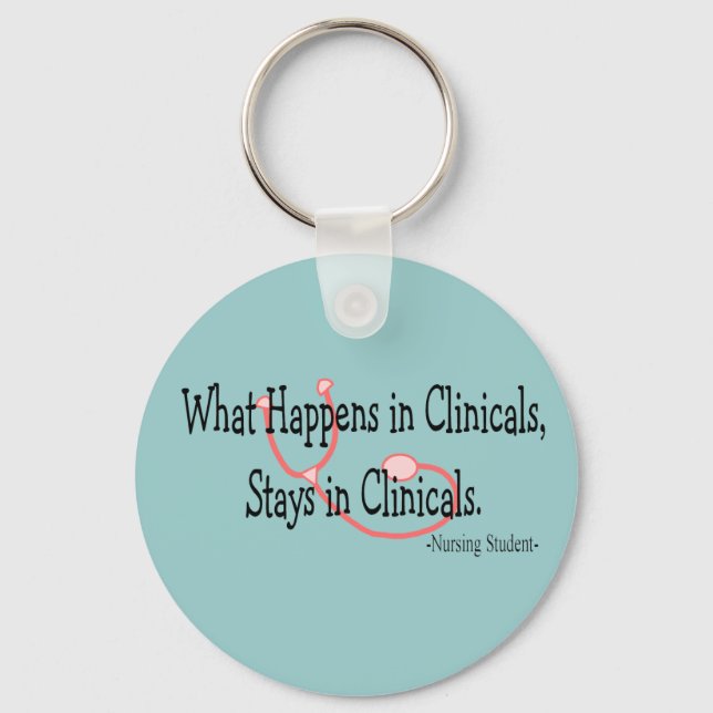 Chaveiro Funny Nursing Student Key Chains (Frente)