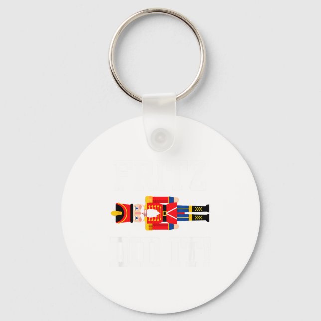 Chaveiro Funny Nutcracker Fritz Did It Clara Christmas Ball (Frente)