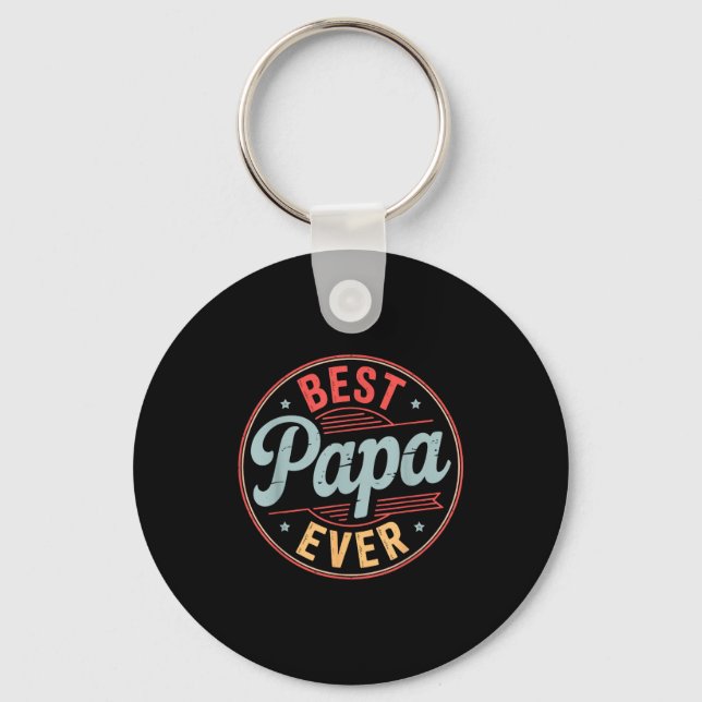 Chaveiro Funny Papa Art For Grandpa From Grandkids Father's (Frente)