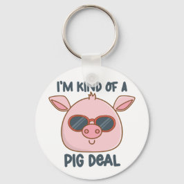 Chaveiro Funny Pig Pun