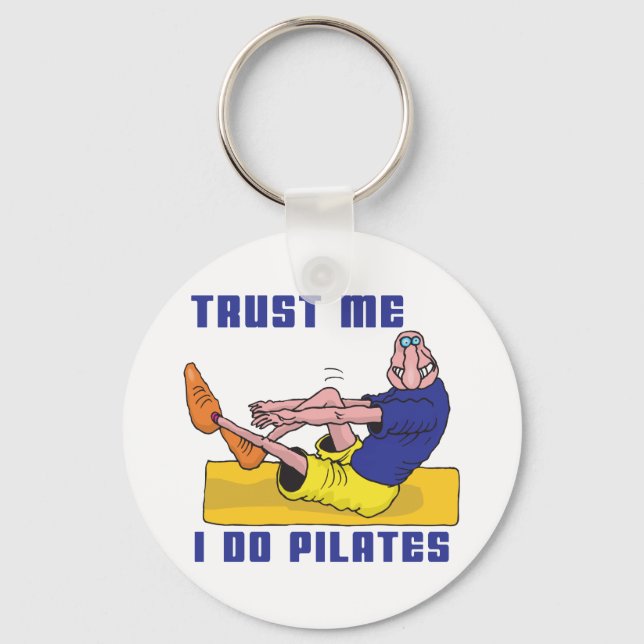 Chaveiro Funny Pilates (Frente)