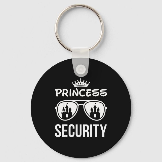 Chaveiro Funny Princess Security Design Castle Sungles Fami (Frente)