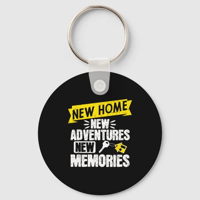 Chaveiro Funny Proud Homeowner New Homenew Adventures New M (Frente)