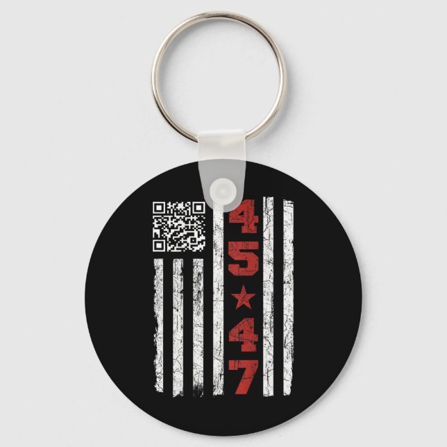 Chaveiro Funny Qr Presidente Trump Dance Code Trump 4547 (e (Frente)