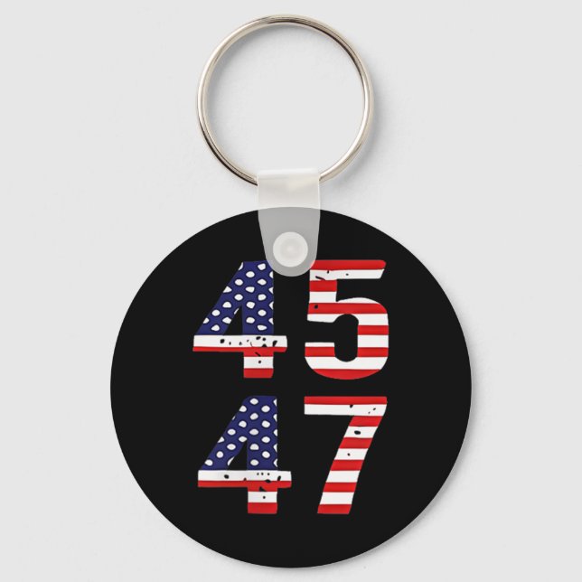 Chaveiro Funny Qr Presidente Trump Dance Code Trump 45_47 (Frente)