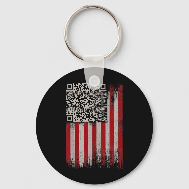 Chaveiro Funny Qr Trump Dance Code 1 (Frente)