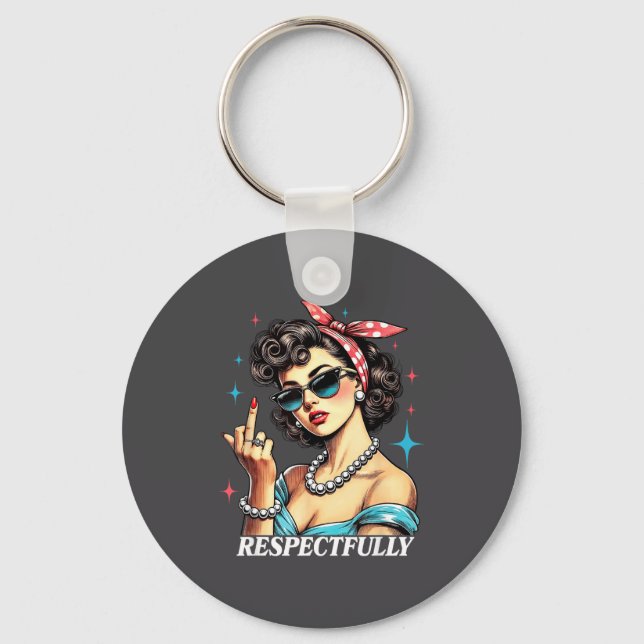 Chaveiro Funny Quotes About Humor Respectfully Humorous Uni (Frente)